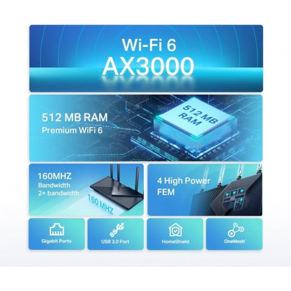 TP-LINK Archer AX55 Dual-band -WiFi 6-reititin