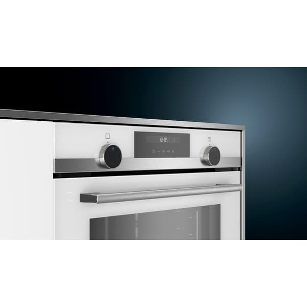 Siemens iQ500 fristående ugn, HB517GCW1S, vit