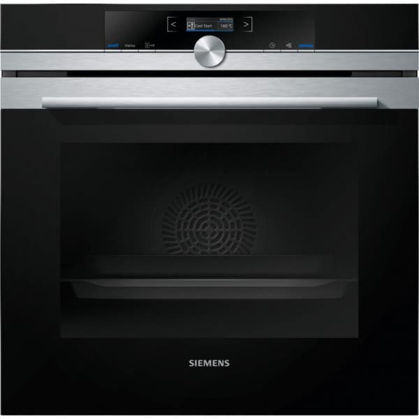 Siemens iQ700 fristående ugn, rostfritt stål, HB633GCS1S