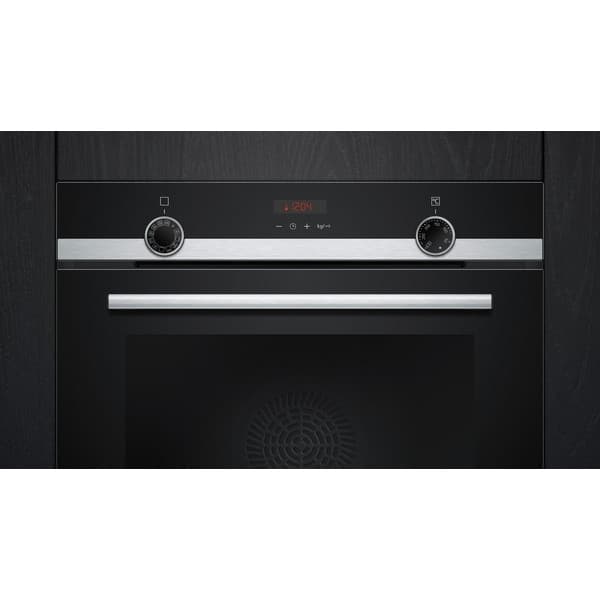 Siemens iQ300 fristående ugn, stål, HB574ABR3F
