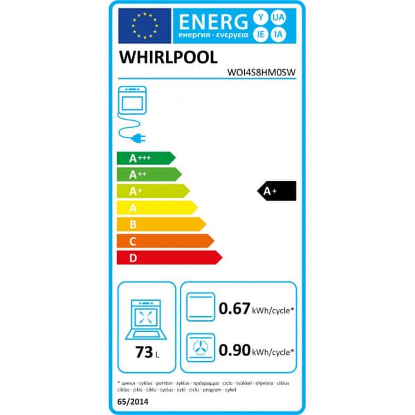 Whirlpool WOI4S8HM0SW Absolute erillisuuni, valkoinen