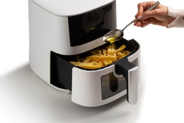 Ariete 4633/03, Varmluftsteger, 4 L, Enkelt, Hvid, Berøring, 1400 W
