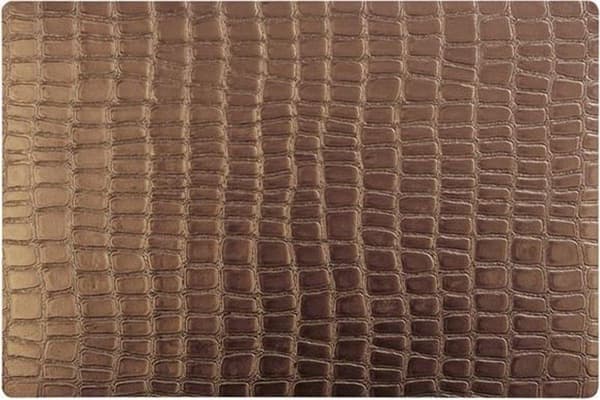 Underlägg "croco", 45x30 cm, förpackad per 6 st, färg koppar