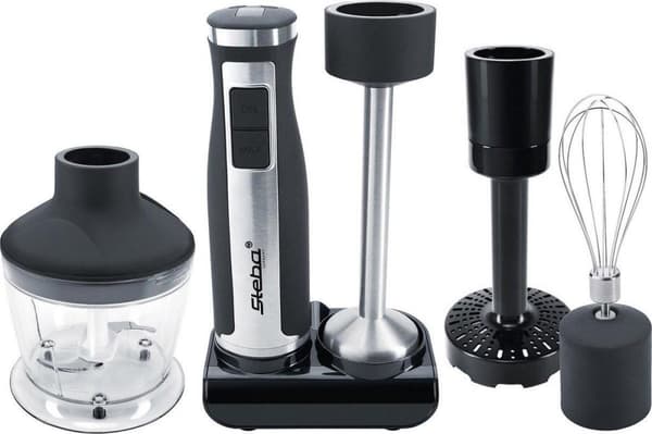 Steba MX40 - Stavmixer + Chopper + Visp + Puréstick - 700W - Rostfritt stål