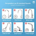 Miniatyrbillede 4 af 6: Philips Water AWP3703 X-Guard On Tap Water Filter, Drikkevandsfilter til vandhaner, Hvid, Vertical X-Guard