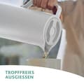 Miniatyrbillede 4 af 6: emsa vakuumkande MOTIVA, 1,0 liter, hvid i nordisk design, ergonomisk skruelåg, - 1 stk (3110600637)