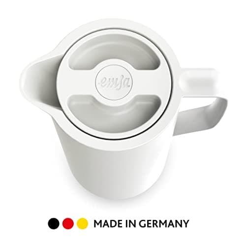 emsa vakuumkande MOTIVA, 1,0 liter, hvid i nordisk design, ergonomisk skruelåg, - 1 stk (3110600637)