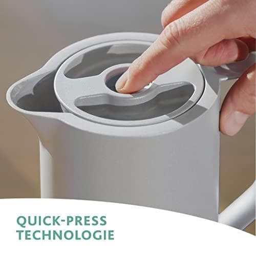 emsa vakuumkande MOTIVA, 1,0 liter, hvid i nordisk design, ergonomisk skruelåg, - 1 stk (3110600637)