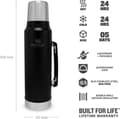 Miniatyrbild 2 av 8: Stanley The Legendary Classic Bottle 1,00L - termosflaska - Mattsvart