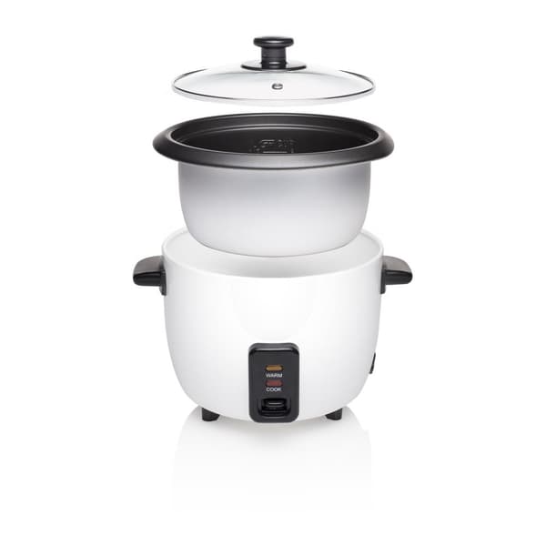 Tristar RK-6117 riskoger - 0,6 liter - Aftagelig indre pande - Hvid