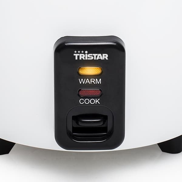 Tristar RK-6117 riskoger - 0,6 liter - Aftagelig indre pande - Hvid