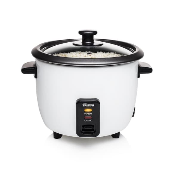 Tristar RK-6117 riskoger - 0,6 liter - Aftagelig indre pande - Hvid