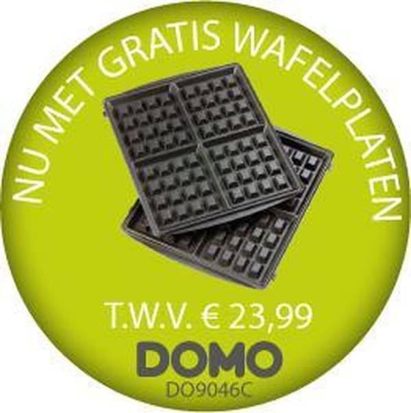 Domo DO9046C Sandwichmaskine/vaffelmaskine