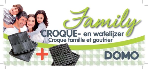 Domo DO9046C Sandwichmaskine/vaffelmaskine