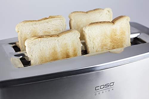 Caso Inox4 Leivänpaahdin 4 siivua ruostumaton teräs 1850 W (2779)