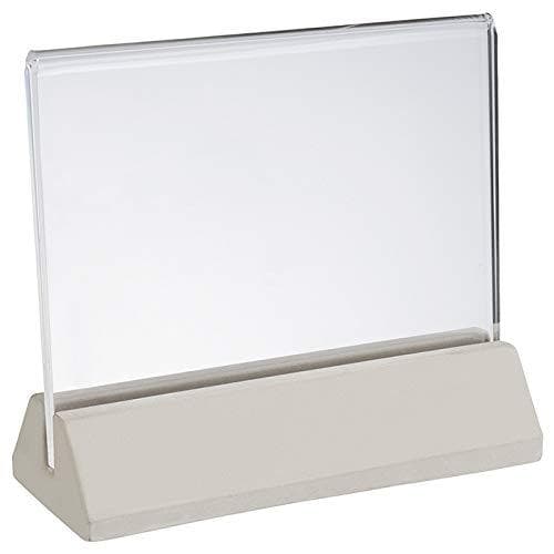 APS 71496 Dækkeservietter i transparent metal 4,5 x 11,5 cm Højde 10 cm