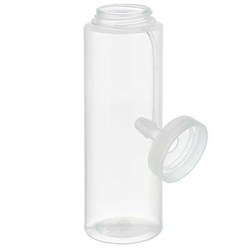 APS klämflaska, 260 ml, genomskinlig, set om 6, gjord av polyeten, med skruvlock och lock, - 1 st (93250)