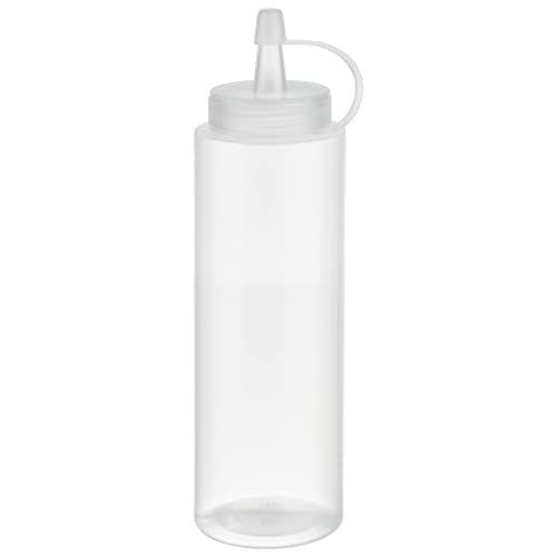 APS squeeze flaske, 260 ml, gennemsigtig, sæt med 6, lavet af polyethylen, med skruelåg og låg, - 1 stk (93250)