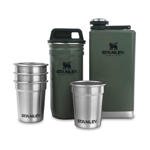 Stanley The Pre-Party Shotglass + Flask Set - Hammertone Green