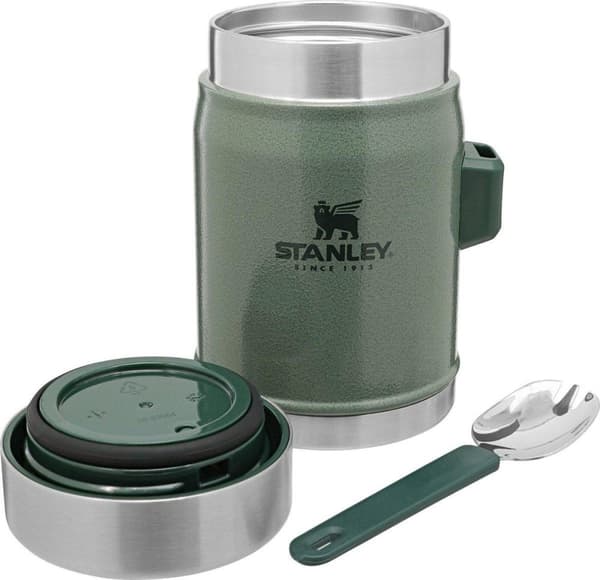Stanley The Legendary Food Jar + Spork 0,4L - Termosflaska - Hammertone Grön