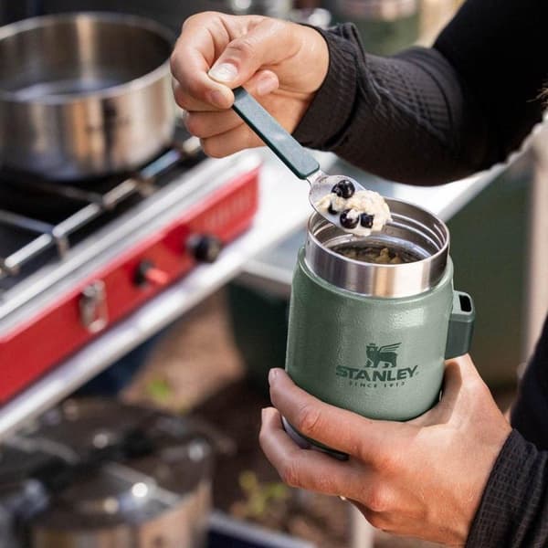 Stanley The Legendary Food Jar + Spork 0,4L - Termosflaska - Hammertone Grön
