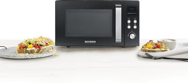 Severin MW 7752 - Kombimikrovågsugn - svart