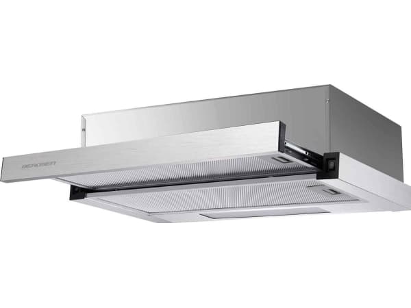 Berdsen Teleskopisk kjøkkenvifte 50 cm Inox BT-233