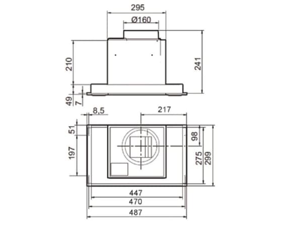 [OUTLET] - EICO Eico 622-12 49 LED CV - Panser - hvelv - bredde: 49 cm - dybde: 30 cm - uttrekking - rustfritt stål