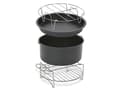 Miniatyrbilde 1 av 5: Tefal Easy Fry XXL XA113010, Tilbehørssett, Tefal, EY701D, EY8018, EY801D, Sort, Kromfarget, Boks, 199 mm