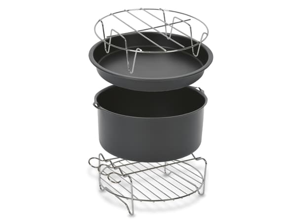 Tefal Easy Fry XXL XA113010, Tilbehørssett, Tefal, EY701D, EY8018, EY801D, Sort, Kromfarget, Boks, 199 mm