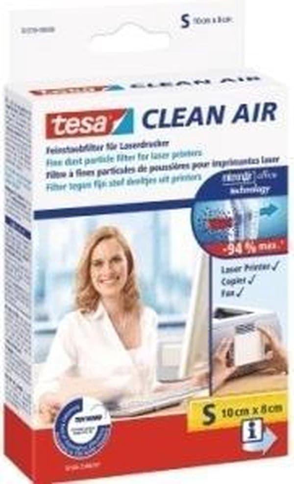 Tesa 50378 - finstøvfilter til laserprintere - format 100x80mm