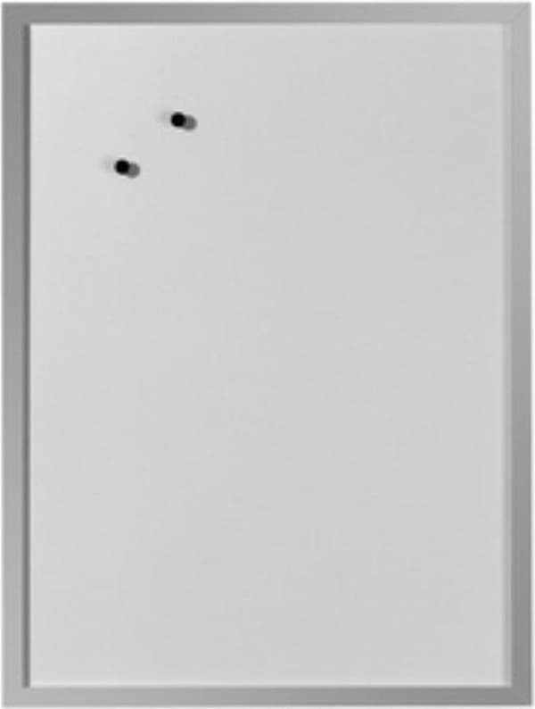 Herlitz Magnetbord och Whiteboard 40x60 Holzr. silver-