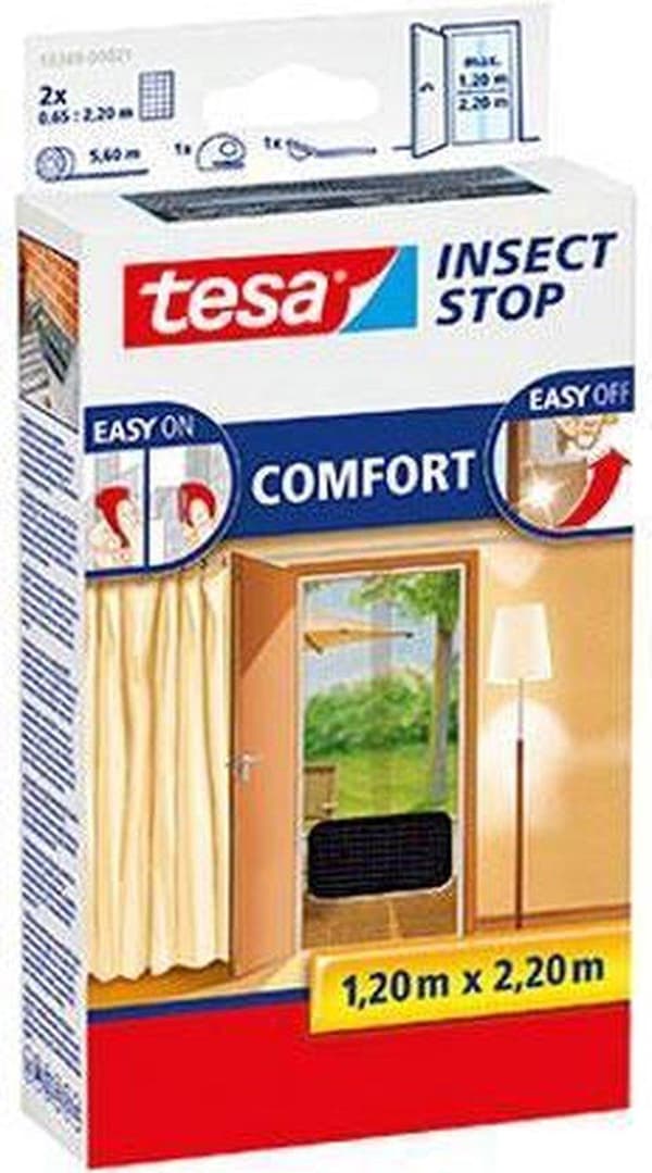 Tesa Comfort - Ovisuoja - 120x220 cm - Tuhkanharmaa