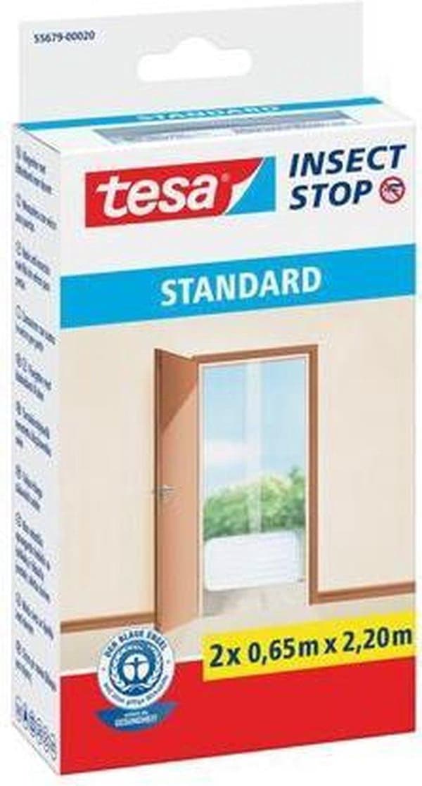 Tesa 55679-00020 Comfort - Dørskærm - 65x220 cm - HVID