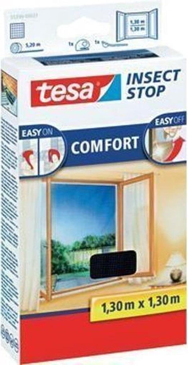 Tesa Comfort - Ikkunalasi - 130x130 cm - Armeija