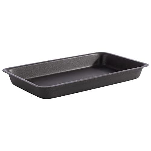 APS Levante Bricka 25,5 x 16 cm Höjd 3 cm Rostfritt Stål Grå Svart 0,7 Liter