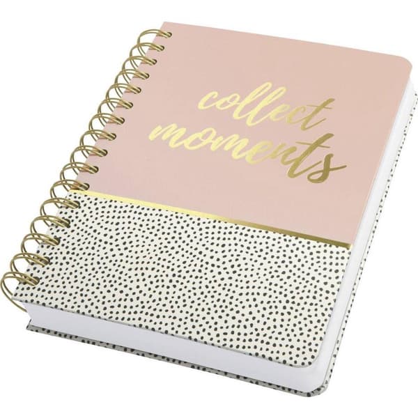 Sigel - spiral notesbog - A5 - Jolie - hardcover - 240 sider - prikker - 120 gram papir - Sweet dots - SI-JN601