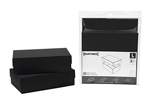 BUNTBOX L presentask set svart (71-8)