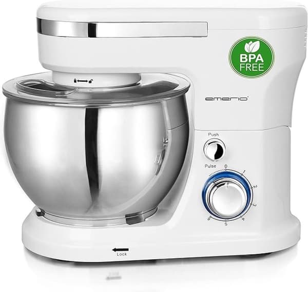 Emerio foodprocessor 5L 6 hastigheder rustfrit stål (KM-123117)