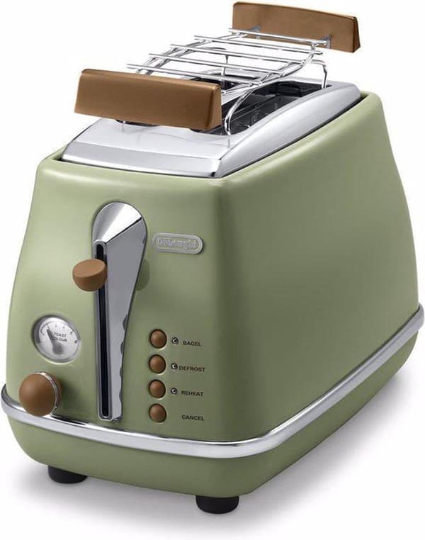 De'Longhi Toaster Icona Vintage CTOV 2103.GR - Grøn