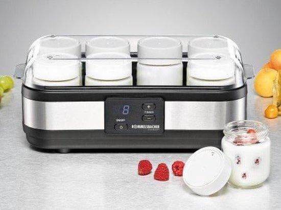 Rommelsbacher JG 40 - yoghurtmaskin - 1,2 liter - 40 W - rostfritt stål/svart