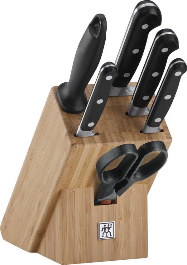 ZWILLING PROFESSIONAL S 7-delt knivblok - bambus