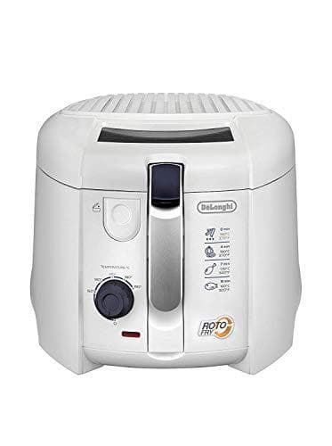 De'Longhi F28211.W1 RotoFry rasvakeitin, 1800 W, 1,2 litraa, ruostumaton teräs, valkoinen