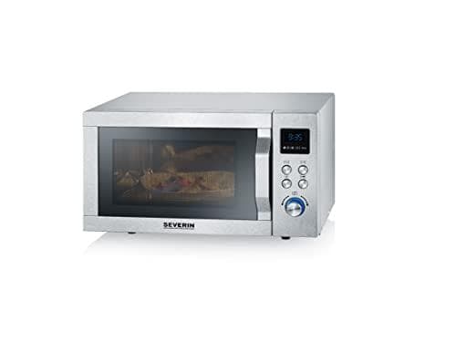 SEVERIN mikroovn MW 7774, grill og varmluft funktion, effekt: ca. 900 watt, 25 liters kogeplads, moderne LED - 1 stk (MW 7774)
