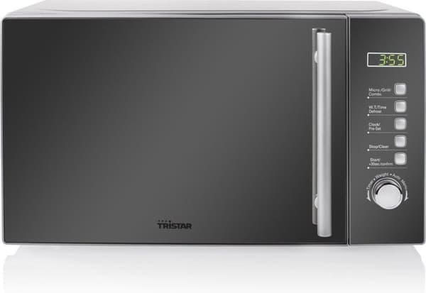 Tristar MW-2705 Mikrovågsugn - Bänkskiva - Grill Mikrovågsugn - 20 L - 800 W - Knappar - Silver (MW-2705)