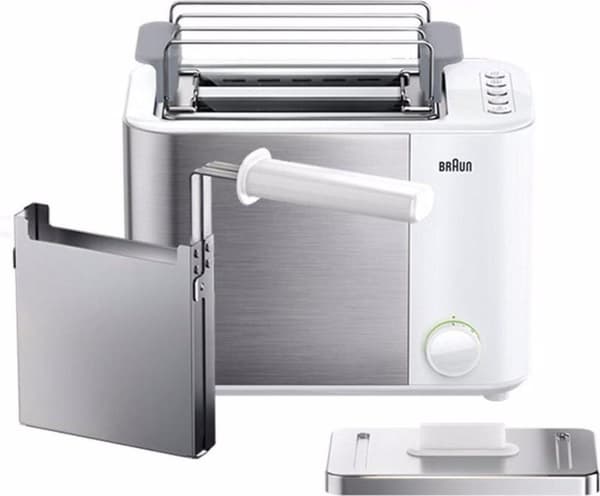 Braun HT5015 WH 2 skive brødrister (HT5015WH)