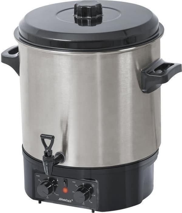 Steba ER 2 - 2000W - Rotation - Sort - Rustfrit stål - 45 cm - 41 cm - 48 cm (05-12-00)