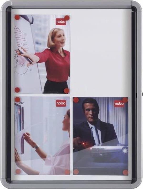 Nobo Indendørs vitrine 6xA4