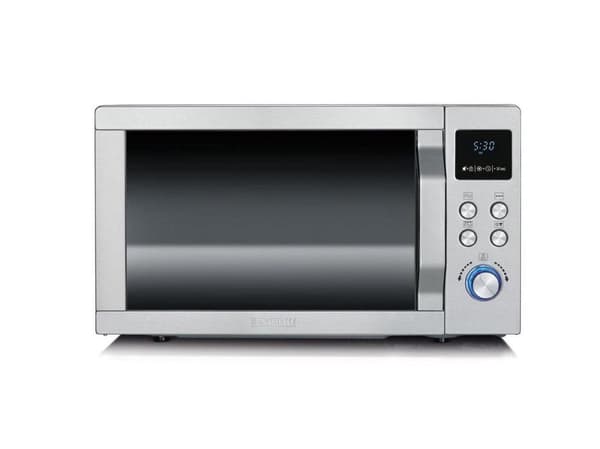 Severin MW 7751 - Mikroaaltouuni - Grilli - hopea