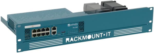 Rackmount Solutions - Network Device Kit - Rack Mountable - Azure Blue, RAL 5009 - 1.3U